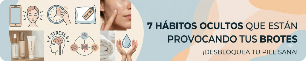 7 hábitos ocultos que están provocando tus brotes